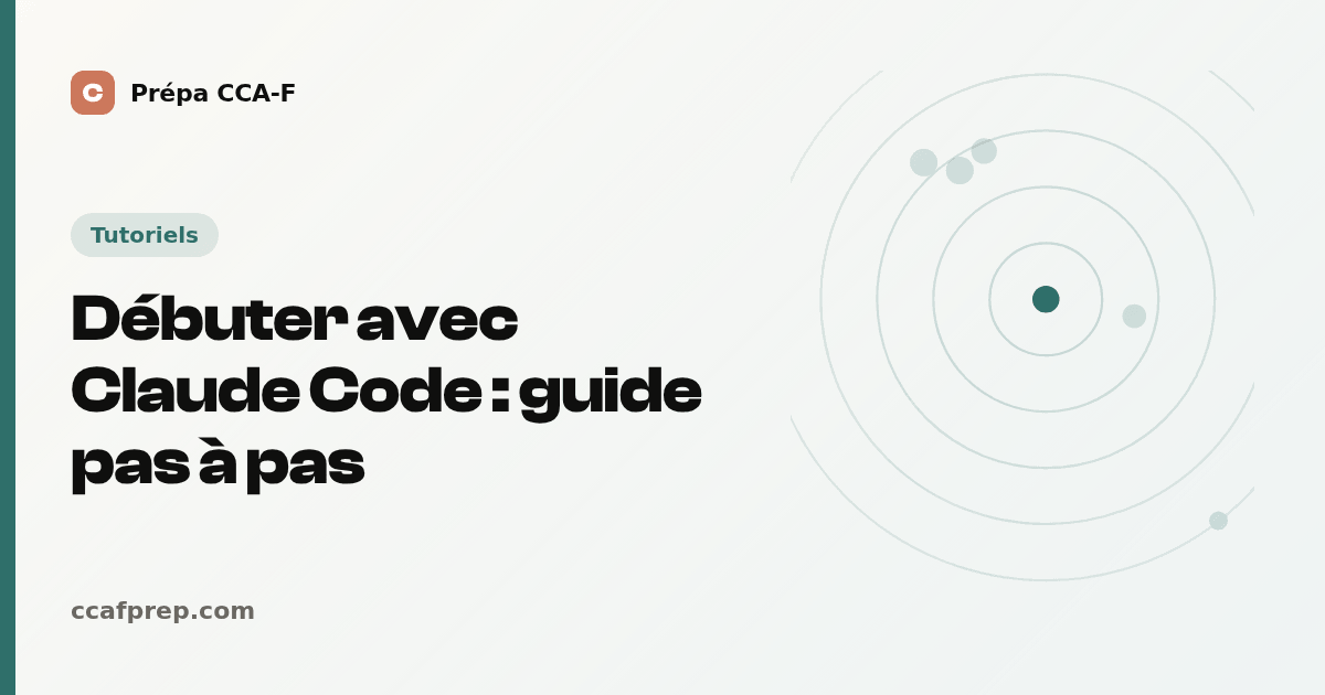 Débuter avec Claude Code : guide pas à pas — illustration Prépa CCA-F
