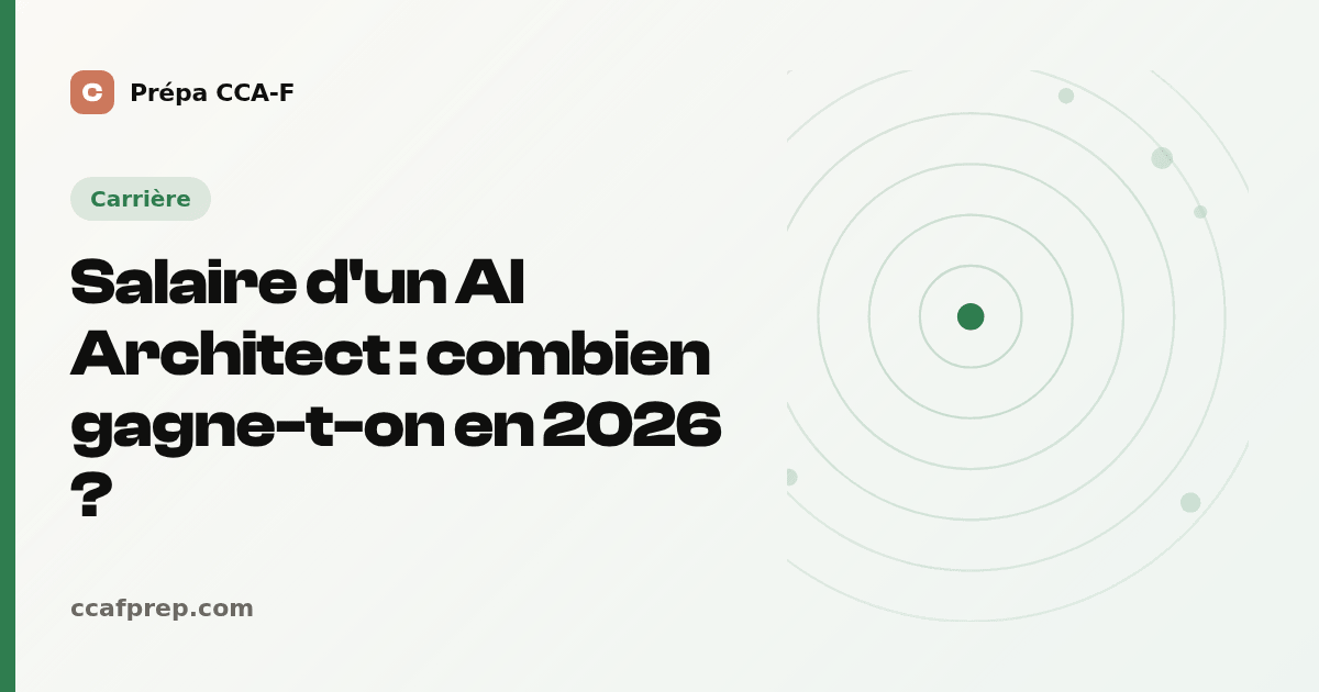 Salaire d'un AI Architect : combien gagne-t-on en 2026 ? — illustration Prépa CCA-F